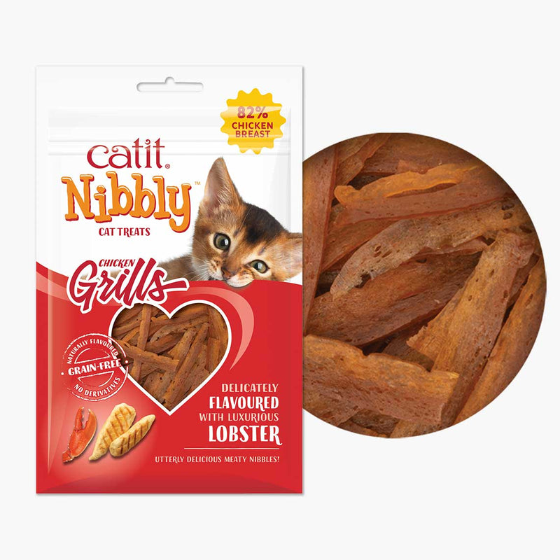 Catit Nibbly (Chicken Grills with Lobster) - Pet Shop Online