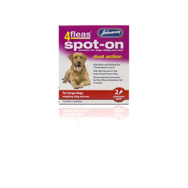 Johnson's Spot On 4 Fleas Dual Action - Pet Shop Online