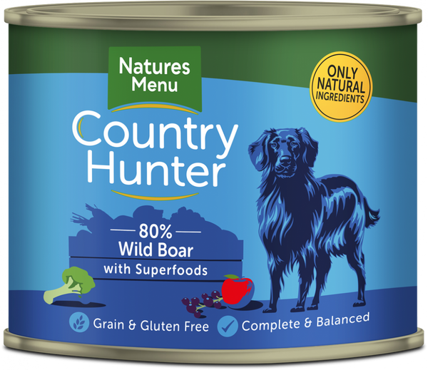 Products Natures Menu Country Hunter Dog Can Wild Boar - Pet Shop Online