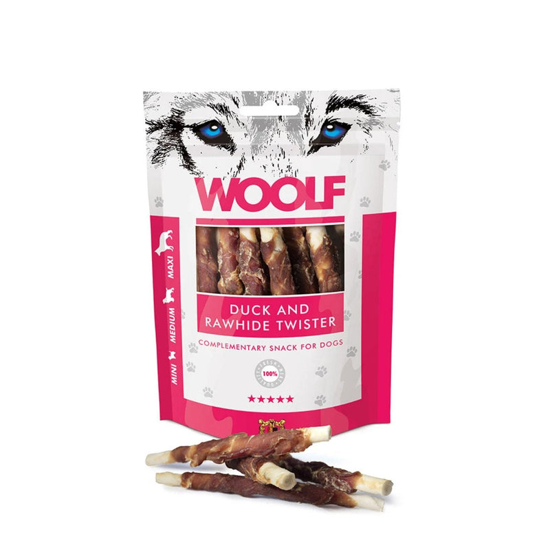 Woolf Duck and Rawhide Twisters - Pet Shop Online