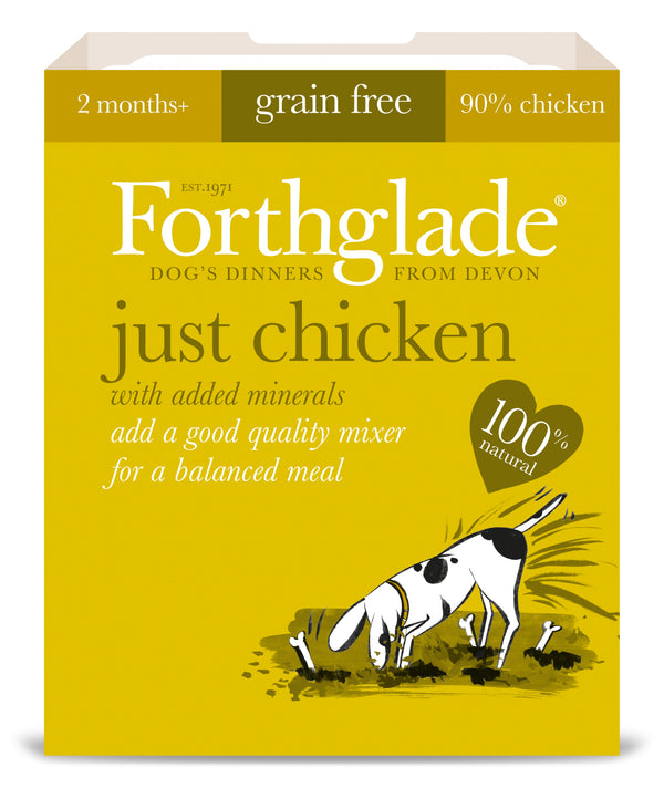 Forthglade Just Chicken Natural Wet Dog Food - Pet Shop Online