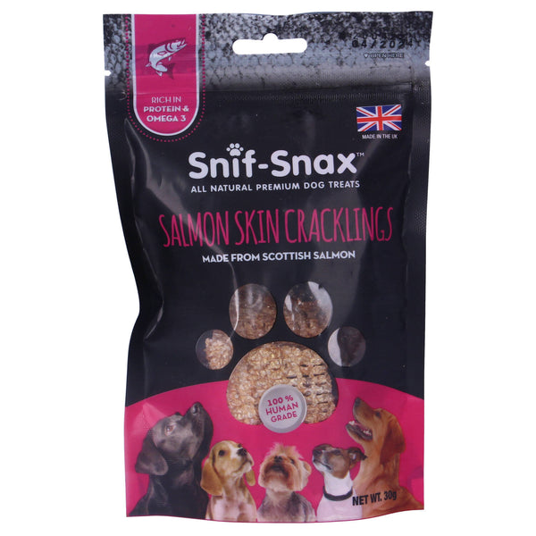 Products Snif-Snax Salmon Skin Cracklings - Pet Shop Online