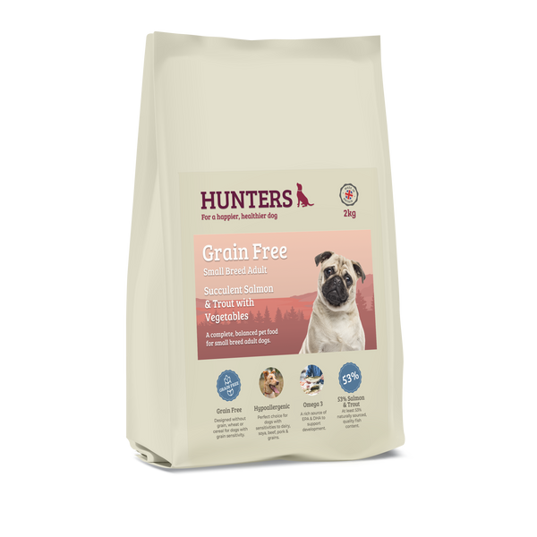 Hunters Grain Free Small Breed Salmon & Trout with Vegetables - Pet Shop Online