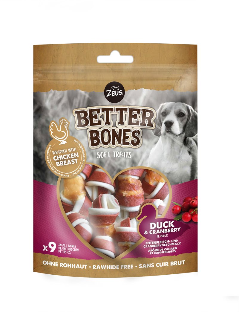 thumbnail image 2 of Rawhide-free Peanut Butter Dog Treats Mini - Peanut Butter Flavor Dog Treats (24 Pack, Rawhide-Free) Zeus Better Bones 2 of 14