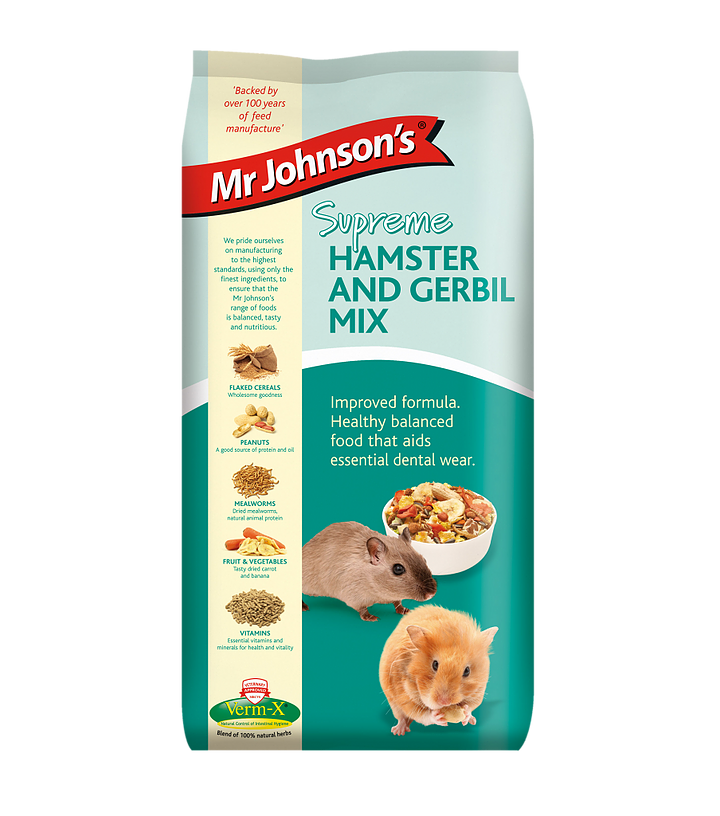 Products Mr Johnson's Supreme Hamster & Gerbil Mix - Pet Shop Online