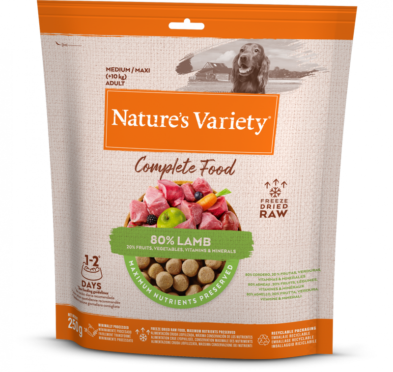 Nature's Variety Complete Freeze Dried Food - Lamb