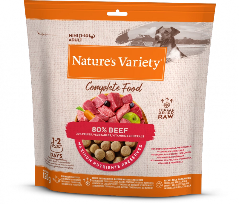 Nature's Variety Complete Freeze Dried Food - Beef