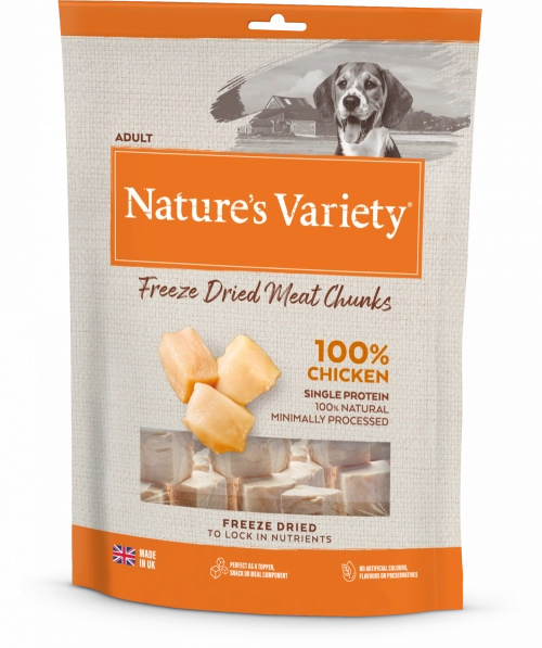 Nature’s Variety Freeze Dried Chicken Meat Chunks 50g