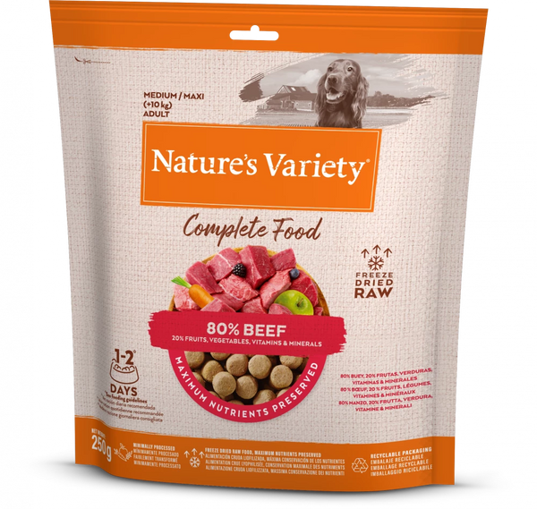 Nature's Variety Complete Freeze Dried Food - Beef