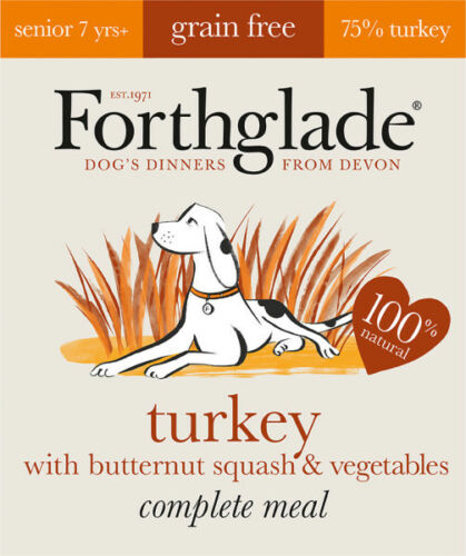 Forthglade Complete Grain Free Senior Dog Food - Turkey