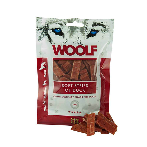 Woolf Soft Strips of Duck - Pet Shop Online